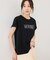 パール付きロゴTシャツ/UVカット・接触冷感・汗染み防止