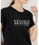 パール付きロゴTシャツ/UVカット・接触冷感・汗染み防止