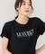 パール付きロゴTシャツ/UVカット・接触冷感・汗染み防止
