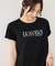 パール付きロゴTシャツ/UVカット・接触冷感・汗染み防止