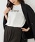 パール付きロゴTシャツ/UVカット・接触冷感・汗染み防止