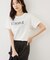 パール付きロゴTシャツ/UVカット・接触冷感・汗染み防止