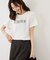 パール付きロゴTシャツ/UVカット・接触冷感・汗染み防止