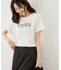 パール付きロゴTシャツ/UVカット・接触冷感・汗染み防止