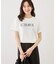 パール付きロゴTシャツ/UVカット・接触冷感・汗染み防止