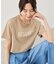 パール付きロゴTシャツ/UVカット・接触冷感・汗染み防止