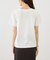 パール付きロゴTシャツ/UVカット・接触冷感・汗染み防止