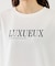 パール付きロゴTシャツ/UVカット・接触冷感・汗染み防止
