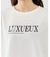 パール付きロゴTシャツ/UVカット・接触冷感・汗染み防止
