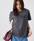 フロッキーロゴTシャツ/UVカット・接触冷感・汗染み防止