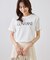 フロッキーロゴTシャツ/UVカット・接触冷感・汗染み防止