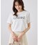 フロッキーロゴTシャツ/UVカット・接触冷感・汗染み防止