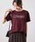 フロッキーロゴTシャツ/UVカット・接触冷感・汗染み防止