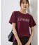 フロッキーロゴTシャツ/UVカット・接触冷感・汗染み防止