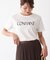 フロッキーロゴTシャツ/UVカット・接触冷感・汗染み防止
