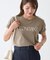 フロッキーロゴTシャツ/UVカット・接触冷感・汗染み防止