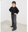 【KIDS/キッズ】ラインストーンリボンTシャツ