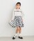 【KIDS/キッズ】ラインストーンリボンTシャツ