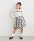 【KIDS/キッズ】ラインストーンリボンTシャツ