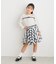 【KIDS/キッズ】ラインストーンリボンTシャツ