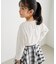 【KIDS/キッズ】ラインストーンリボンTシャツ