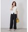シワになりにくいイージーワイドパンツ/防シワ
