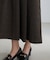 洗えるウーリッシュツイルキルトスカート/低身長・小柄さんサイズ有り
