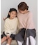 【ちゃんと＋かわいい保証】【WEB限定】スフレニット Vネックコンパクトプルオーバー