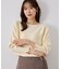 【WEB限定カラー】マシュマロ袖パールドルマンニット