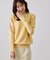 【WEB限定カラー】マシュマロ袖パールドルマンニット