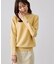 【WEB限定カラー】マシュマロ袖パールドルマンニット