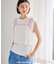 【サンリオキャラクターズ×ROPE' PICNIC】日焼けデザイン キャミソールレイヤードTシャツ