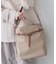 me fit BAG ベルトデザインナイロンコンビバッグ/撥水・軽量・2個セット