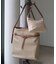 me fit BAG ベルトデザインナイロンコンビバッグ/撥水・軽量・2個セット