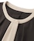【WEB限定】ジョーゼット配色ボウタイブラウス/通勤・お仕事