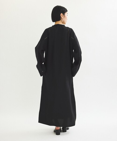 アダムエロペ ワッフルマキシワンピース セール】【一部直営店舗・WEB限定】クロシェマキシワンピース