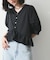 【WEB限定】パフスリーブギャザーブラウス