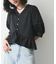 【WEB限定】パフスリーブギャザーブラウス