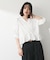 【WEB限定】パフスリーブギャザーブラウス