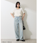 【WEB限定】ワイドストレートデニムパンツ