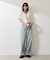 【WEB限定】ワイドストレートデニムパンツ