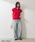 【WEB限定】ワイドストレートデニムパンツ