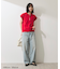 【WEB限定】ワイドストレートデニムパンツ