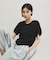 【サステナブル】シャーリングTEE