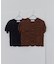 【サステナブル】シャーリングTEE