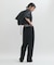 【逸品】・【サステナブル】クロップドギャザリングシャツ