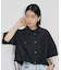 【逸品】・【サステナブル】クロップドギャザリングシャツ