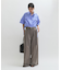 【逸品】・【サステナブル】クロップドギャザリングシャツ