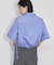 【逸品】・【サステナブル】クロップドギャザリングシャツ