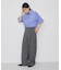 【逸品】・【サステナブル】クロップドギャザリングシャツ